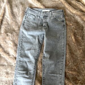 Never worn grey Levi 720 high rise super skinny